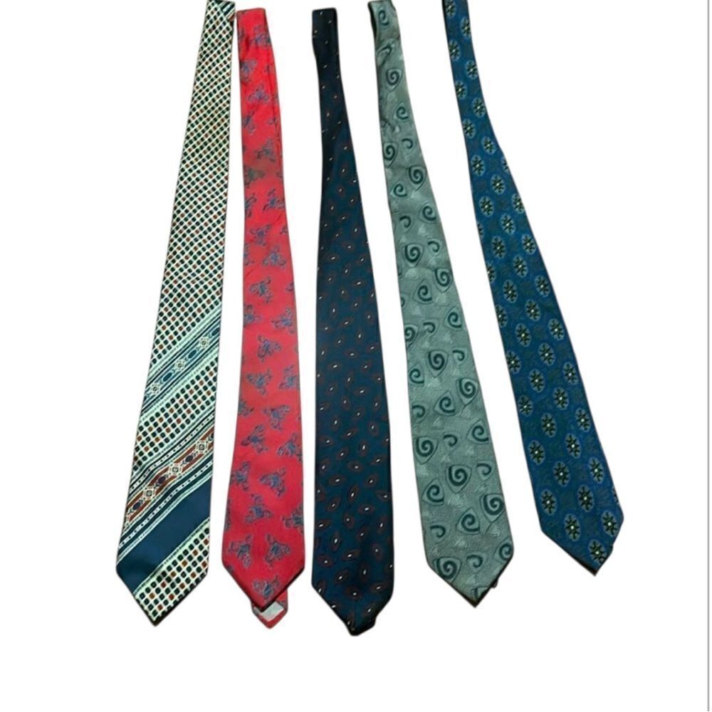 5 Ties(Christian Dior , Givenchy, Valentino, Giorgio Armani, Yves Saint Laurent)